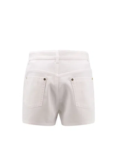 Shop Fendi Shorts In White