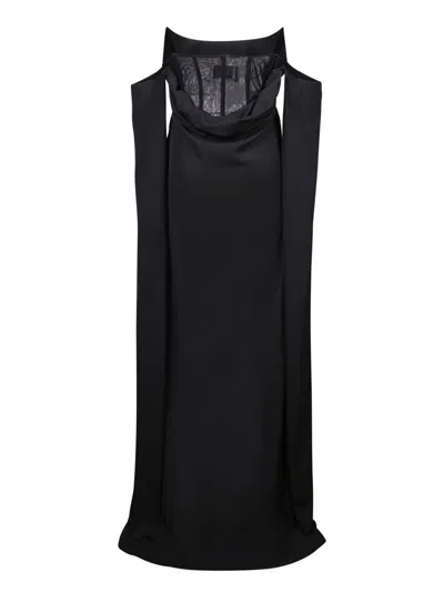 Giuseppe Di Morabito Long Dress With Open Sleeves In Black