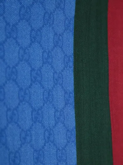 Shop Gucci Scarves In Blue
