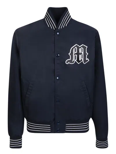 Shop Msgm Jackets In Blue
