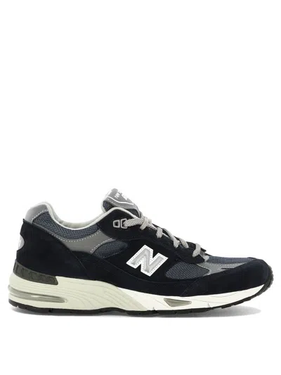 Shop New Balance "made In Uk 991" Sneakers In Blue