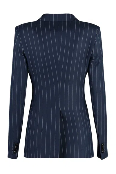Shop Tagliatore T-parigi Linen Two-pieces Suit In Blue