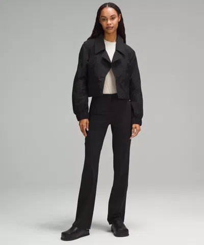 Shop Lululemon Cropped Trench Jacket