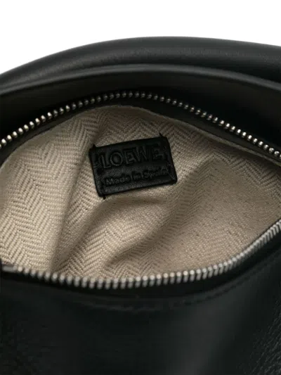 Shop Loewe Puzzle Edge Leather Mini Bag In Black