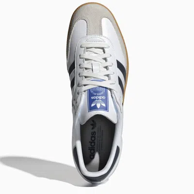 Shop Adidas Originals Low Samba Og White/night Indigo Trainer