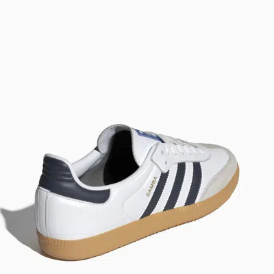 Shop Adidas Originals Low Samba Og White/night Indigo Trainer