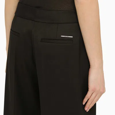 Shop Calvin Klein Wide-leg Trousers In Black