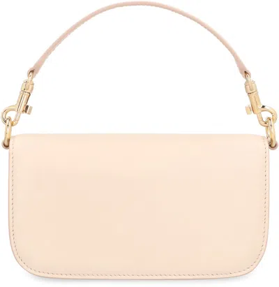 Shop Dolce & Gabbana 3.5 Leather Handbag In Pale Pink