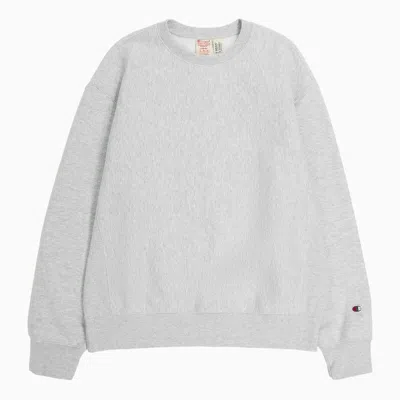 Shop Champion Light Blend Crew-neck Sweatshirt In Grey