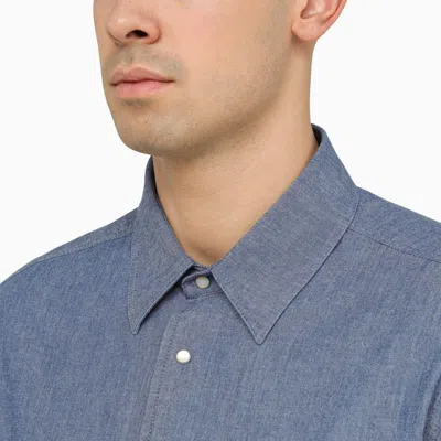 Shop Loro Piana Light Shirt In Blue