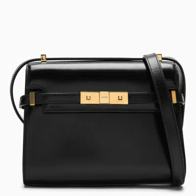 Shop Saint Laurent Manhattan Mini Bag In Black