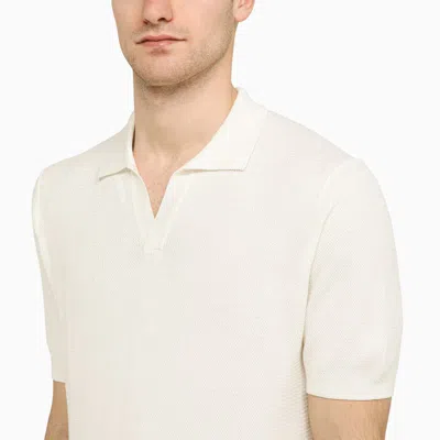 Shop Tagliatore And Polo Shirt In White
