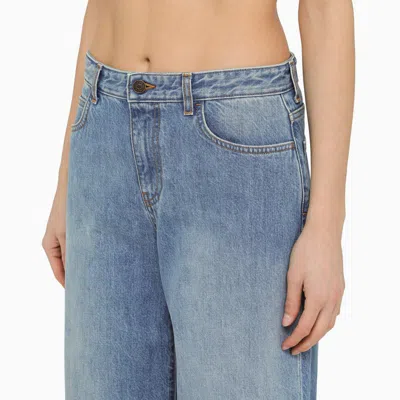 Shop The Row Washed Denim Jeans In Blue