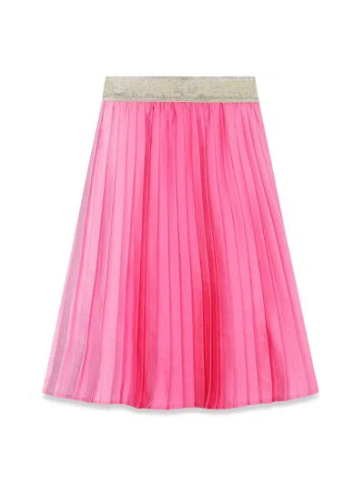 Shop Karl Lagerfeld Pleated Skirt In Rosa