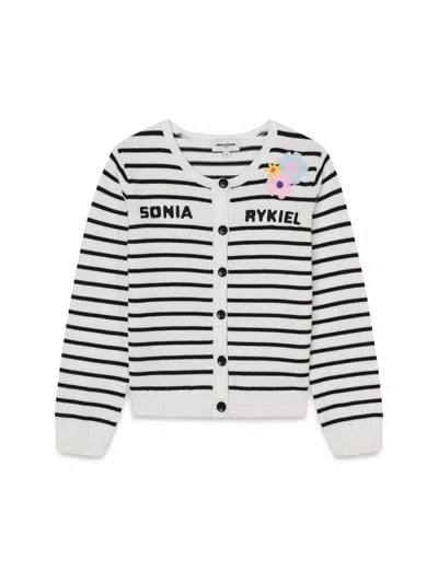 Shop Sonia Rykiel Tricot Cardigan In Bianco