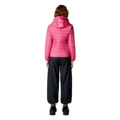 Save The Duck Alexa Hooded Puffer Jacket In Rosa
