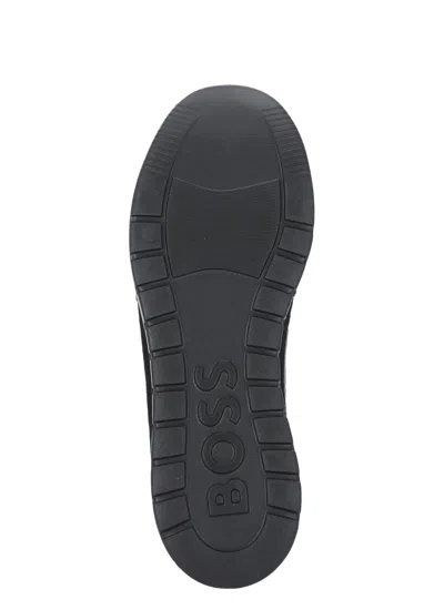 Shop Hugo Boss Jace Runn Imme Sneakers In Black