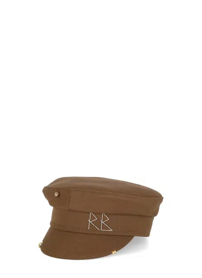 Shop Ruslan Baginskiy Logoed Hat In Brown