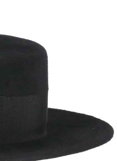 Shop Ruslan Baginskiy Hat With Pin In Black