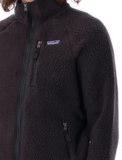 Shop Patagonia Retro Pile Jacket In Black