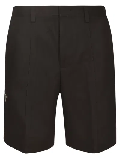 Shop Lanvin Concealed Trousers In Black