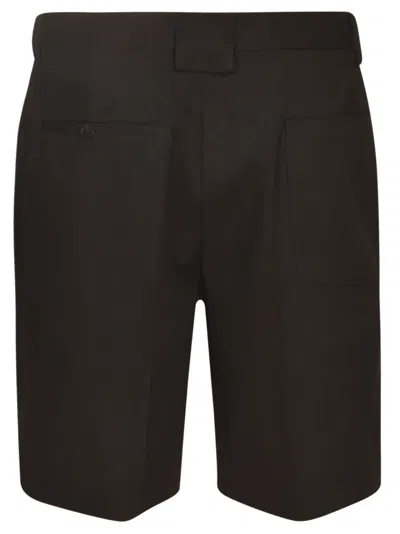 Shop Lanvin Concealed Trousers In Black