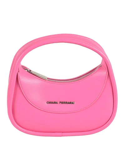 Shop Chiara Ferragni Golden Eye Star Shoulder Bag In Fuschia
