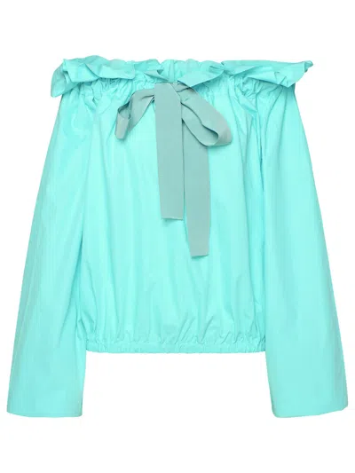Shop Patou Iconic Volume Top In Menta