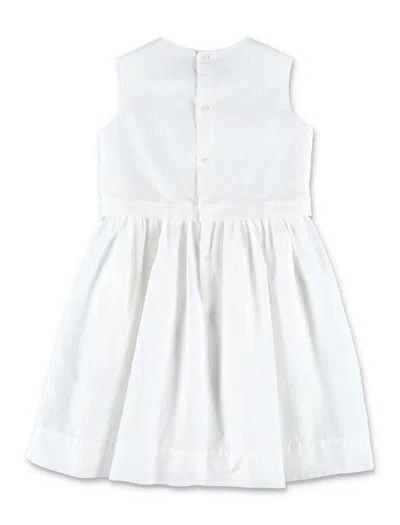 Shop Il Gufo Cotton Voile Dress In White