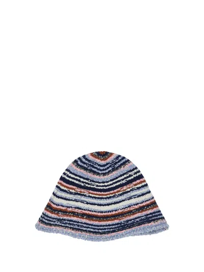 Shop Marni Knitted Hat In Opal
