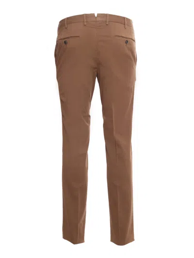 Shop Pt01 Brown Superslim Trousers In Multicolor