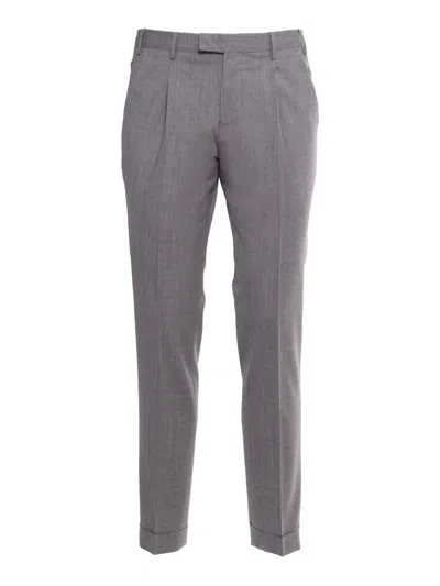 Shop Pt01 Gray Master Trousers In Multicolor