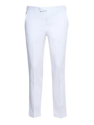 Shop Pt01 White Master Trousers In Multicolor