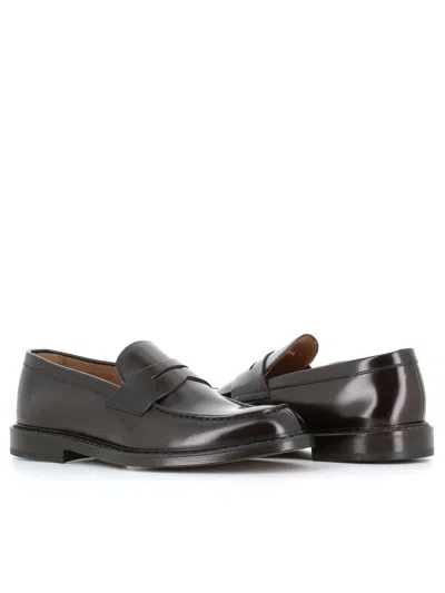 Shop Doucal's Loafer In Brown