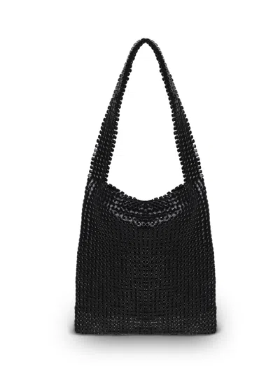 Shop Rabanne Pixel Chainmail Tote Bag