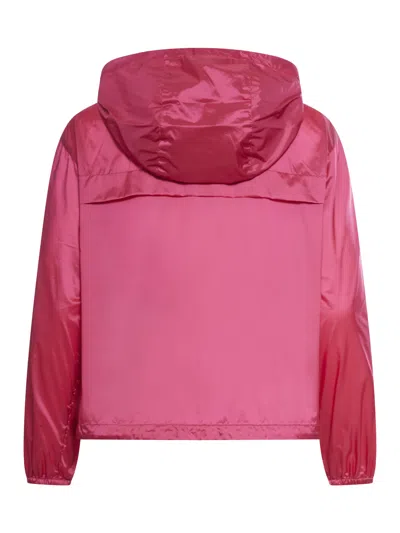 Shop Moncler Filiria Jacket In G Dark Pink