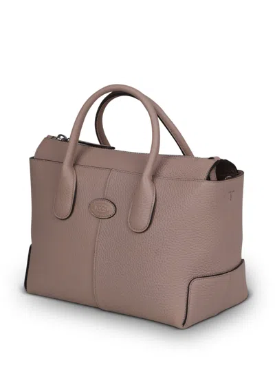 Shop Tod's Tods Grained-leather Tote Bag