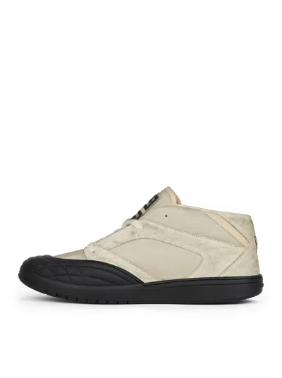 Shop Givenchy New Line Men Shoes Mid-top Sneakers In White