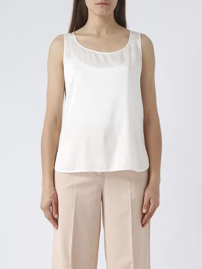 Shop Max Mara Pan Top-wear In Latte