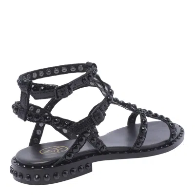 Shop Ash Precious Sandals In Black