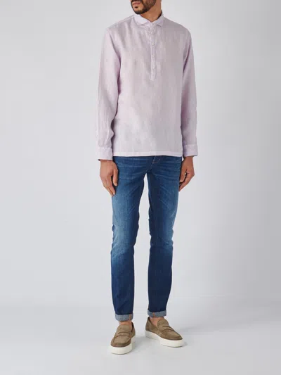 Shop Altea Camicia Uomo Shirt In Glicine
