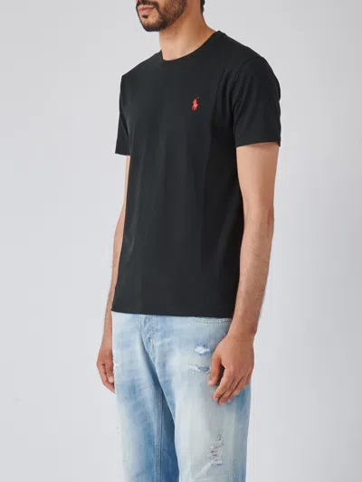 Shop Polo Ralph Lauren Short Sleeve T-shirt T-shirt In Nero