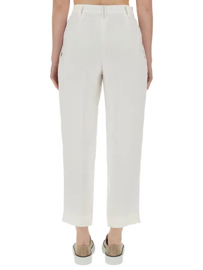 Shop Brunello Cucinelli Slouchy Pants In Bianco