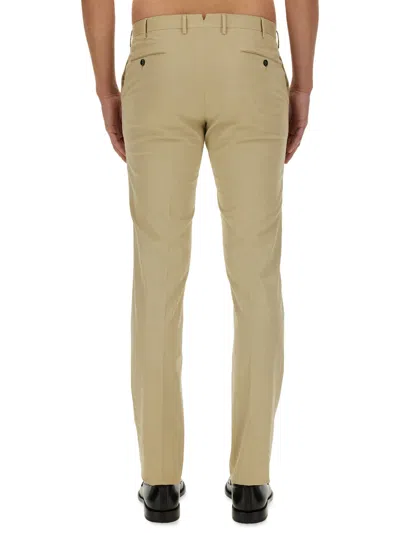 Shop Pt01 Slim Fit Pants In Beige