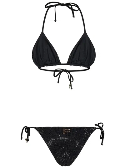 Shop Fisico Cristina Ferrari Bikini In Black