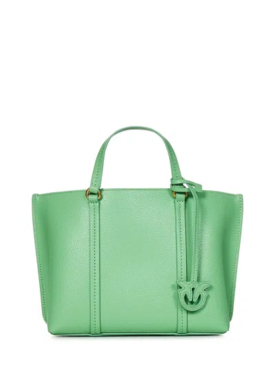 Shop Pinko Carrie Classic Tote In Green