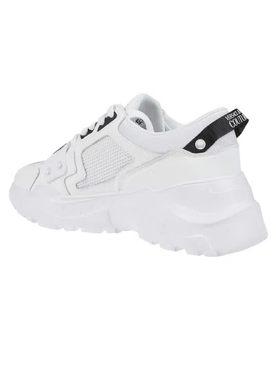 Shop Versace Jeans Couture Speedtrack Sc4 Sneakers In White