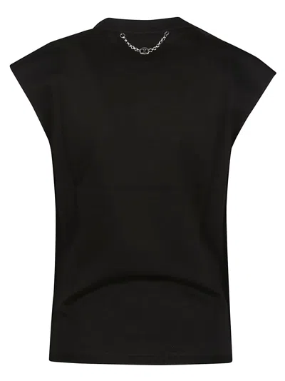 Shop Rabanne Sleeveless T-shirt In Black