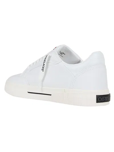 Shop Off-white New Low Vulcanized Canvas In White Black