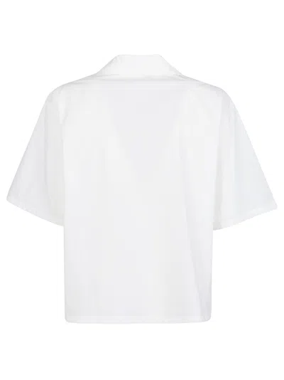 Shop Kenzo Boke Cropped Hawaiian Short Sleeve Shirt In Blanc